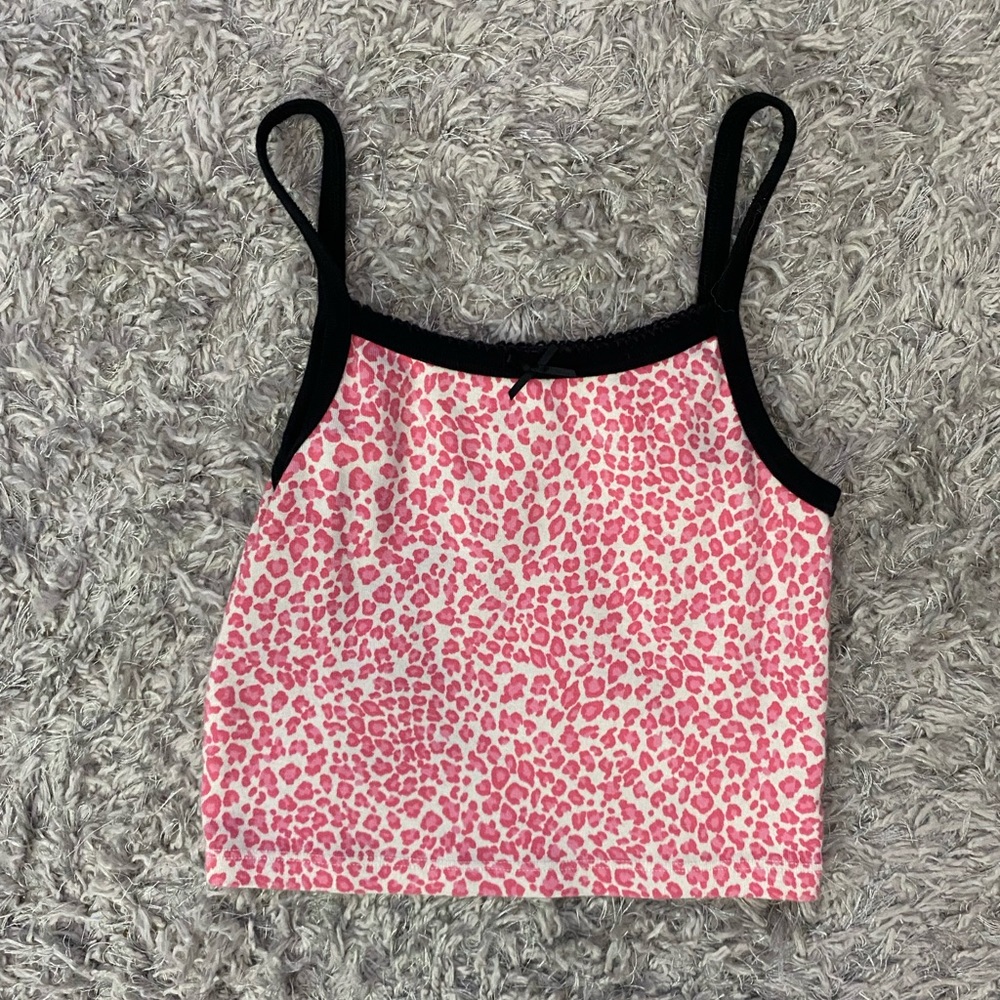 pink cheetah tank